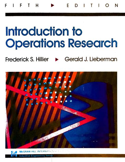 Introduction to Operations Research : Hillier, Frederick S., Lieberman ...