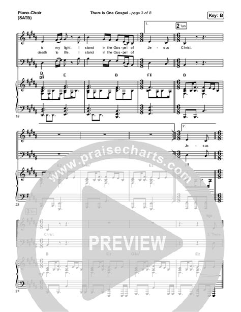 There Is One Gospel Live Sheet Music Pdf Cityalight Praisecharts