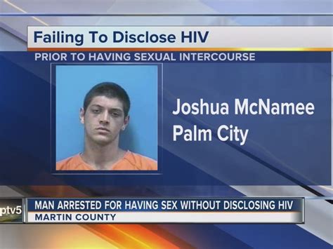 Martin County Man With Hiv Charged With Having Unprotected Sex With Women