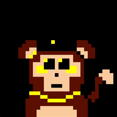 Monkey pixel art