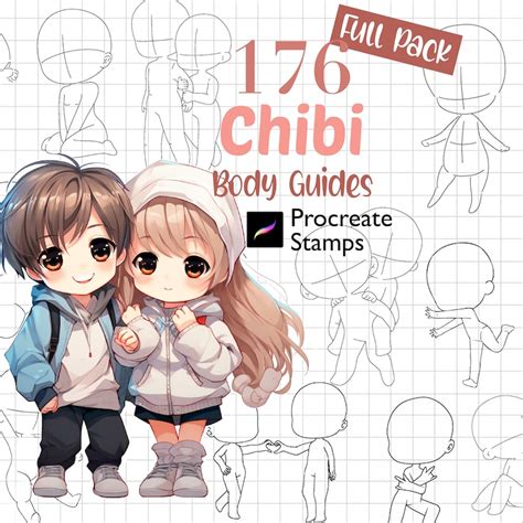 Procreate Chibi Stamps Etsy