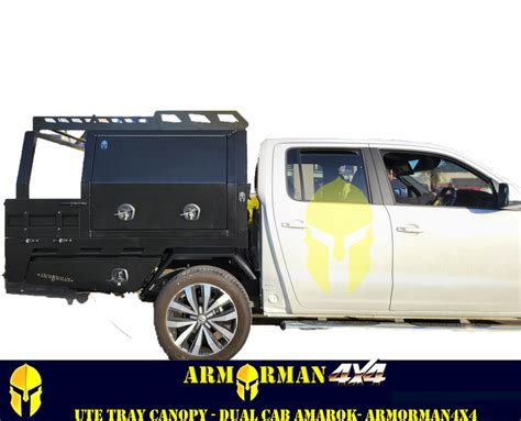 Combo Aluminium Tray Canopy 1100 Dual Cab Amarok ARMORMAN4X4