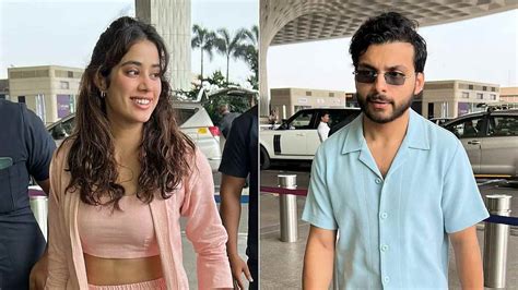 Janhvi Kapoor Snapped With Rumoured Boyfriend Shikhar Pahariya At