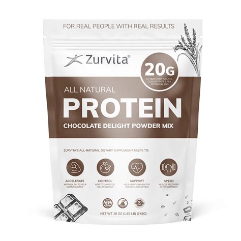 Zurvita All-Natural Protein Mix, 20-Servings - Zurvita All-Natural Protein Mix, Chocolate ...