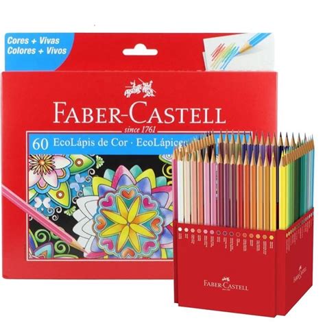 Caixa De Lapis De Cor Cores Faber Castell Escorrega O Pre O