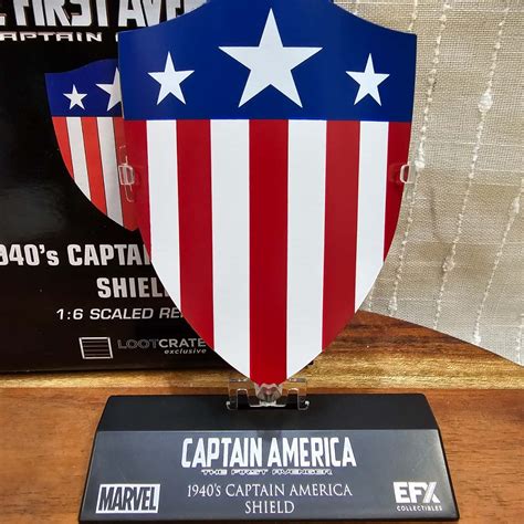 Marvel - The First Avenger Captain America - 1940's Captain America Shield - 1:6 Scaled Replica