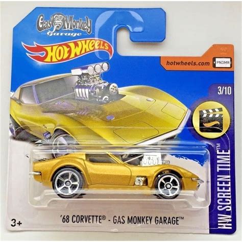 Hot Wheels 68 Corvette Gas Monkey Garage Tekli Araba