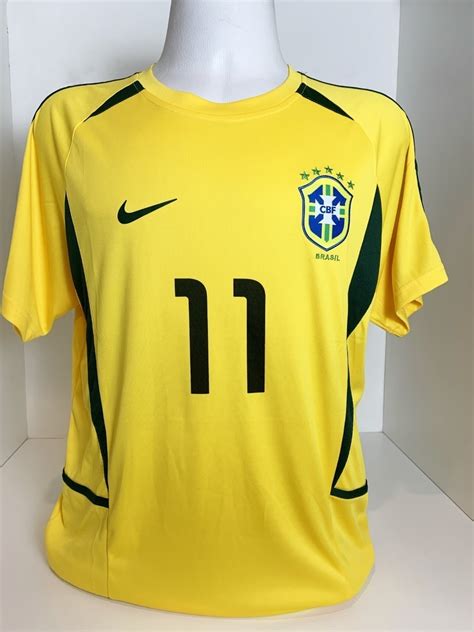 camisa seleção brasileira réplica autografada Ronaldinho Gaúcho Hall