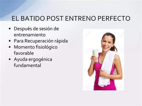 Batidos Nutricionales Post Entreno Ppt