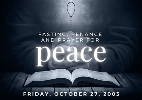 Pope Declares October 27 To Be A Day Of Fasting Penance And Prayer For