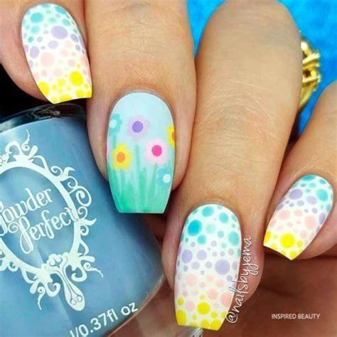 Bright Floral Easter Nails Pictures Photos And Images For Facebook