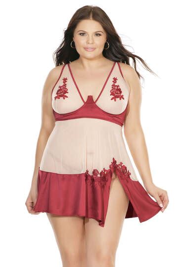 Sexy Plus Size Sheer Lingerie And Lingerie Sets Foxy Lingerie