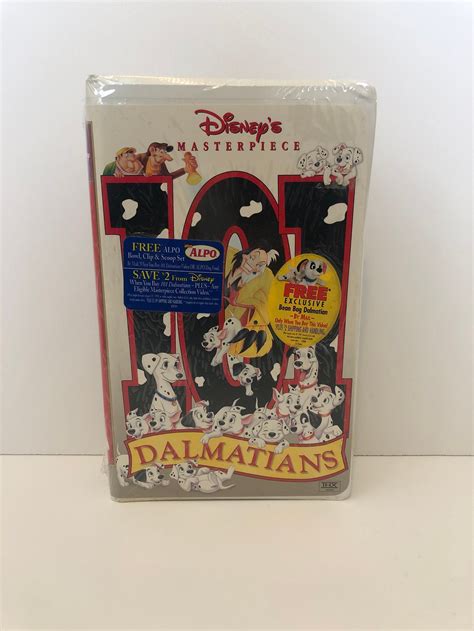 Walt Disney S 101 Dalmatians VHS 1999 Masterpiece Etsy