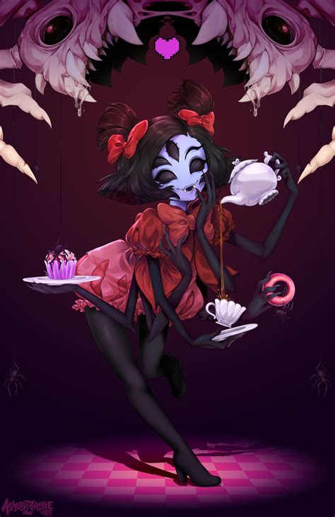 Muffet By Ashleyzombiearts On Deviantart