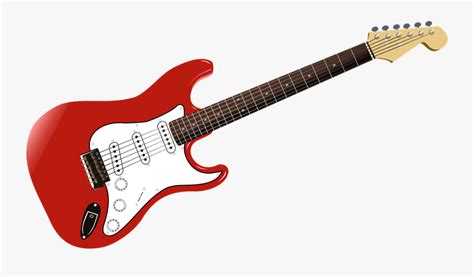 Red Electric Guitar Drawing , Free Transparent Clipart - ClipartKey