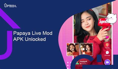 Papaya Live Mod APK Bar Bar Unlock Room Unlimited Money