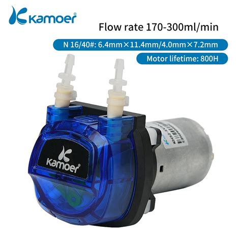 Kamoer 170 300ml Min KHS2 Peristaltic Pump 12V 24V DC Motor High Flow