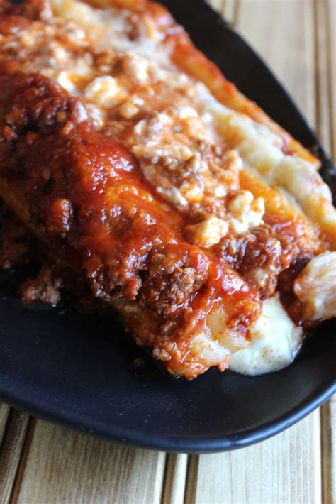 Beef And Cheese Stuffed Manicotti My Farmhouse Table Recipe Meat