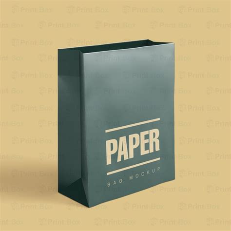 Custom Paper Bags Without Handle PrintnBox