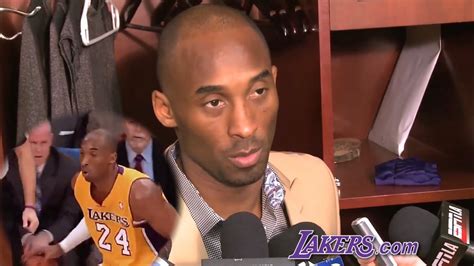 Kobe Bryant 2013 Postgame Interview Im Just Really Disappointed For