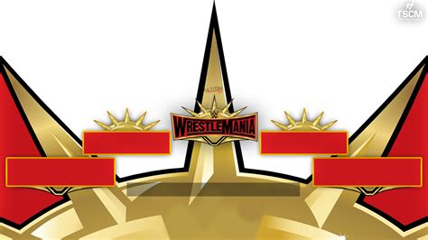 Wrestlemania 40 Match Card Template Printable Kids Entertainment