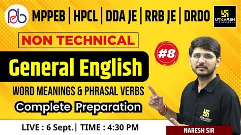 General English 8 MPPEB HPCL DDA JE DRDO CEPTAM Complete