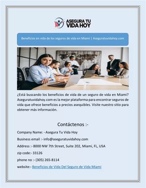 Ppt Beneficios En Vida De Los Seguros De Vida En Miami