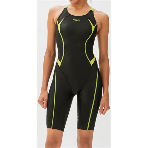 Speedo スピード Flex Σχ Semi Openback Kneeskin Scw12302f Cg Gw Scw12302f