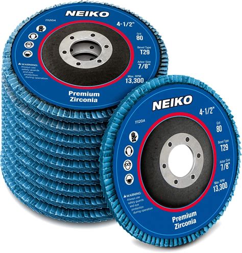 Amazon Neiko A Pack Zirconia Flap Discs For Angle