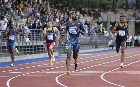 Como Un Bólido Anthony Zambrano Ganó Los 400 Metros De La Liga De Diamante Infobae