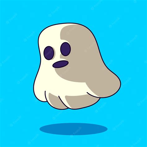 Premium Vector Ghost Halloween Doodle Set