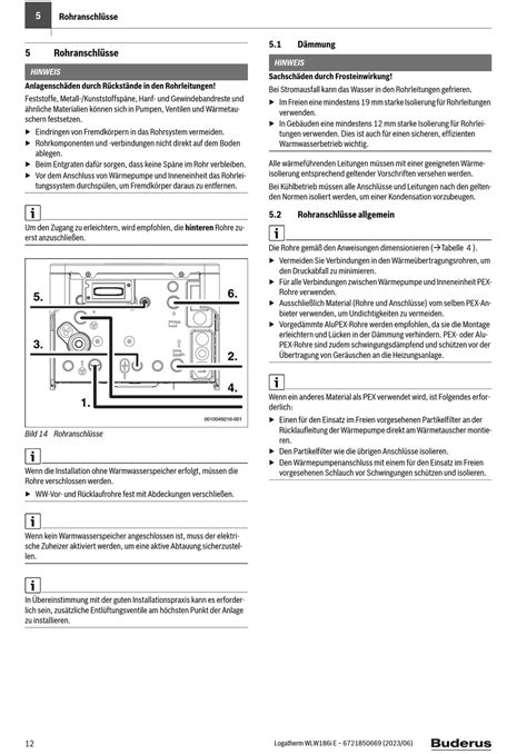 Rohranschl Sse D Mmung Rohranschl Sse Allgemein Buderus Logatherm