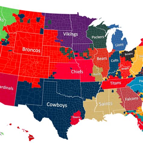 Nfl Teams Map