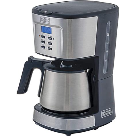 Cafeteira Gourmand Gris Programavel Digital 110V Inox BLACK DECKER Em