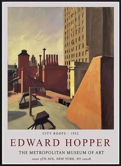 Edward Hopper Exhibition Poster Poster Digital Art By Kailani Smith