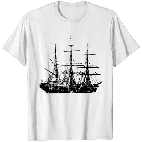 Sailing Vessel Antique Black T Shirt Sold By Gerald Smith Sku 2482612 65 Off Printerval