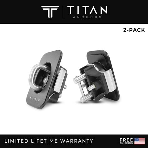 Titan Anchors Retractable Tie Down Truck Bed Anchors For