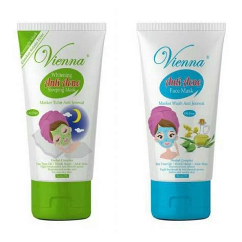 Jual Vienna Anti Acne Face Mask Tube Ml Shopee Indonesia