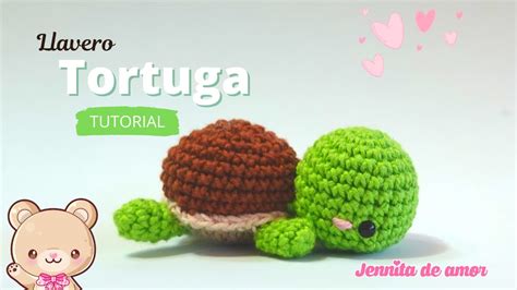 Tortuga Llavero Tutorial Amigurumi Youtube