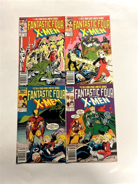 Fantastic Four Vs The X Men Complete Marvel Comics Ltd Series