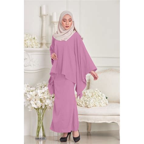 Baju Kurung Kaftan Fit Size Free Size Plus Size Baju Raya Baju Raya