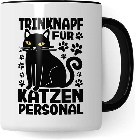 TRIOSK Tasse Katze lustig mit Spruch Mehr Mäuse Katzenmotiv Geschenk