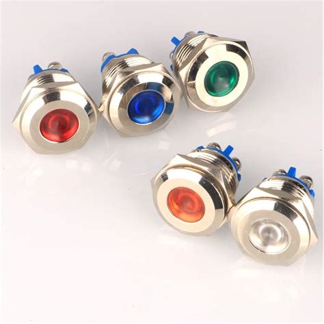 Gebildet Pcs Mm V Ac Stainless Steel Waterproof Led Indicator