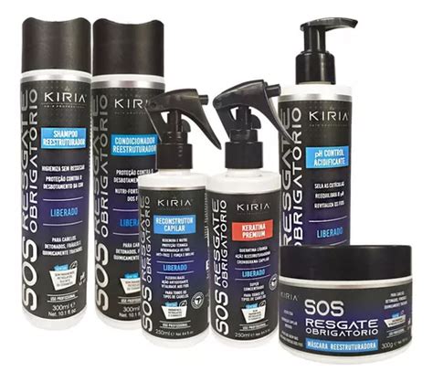 Kit Sos Resgate Obrigat Rio Kiria Hair Professional Parcelamento Sem