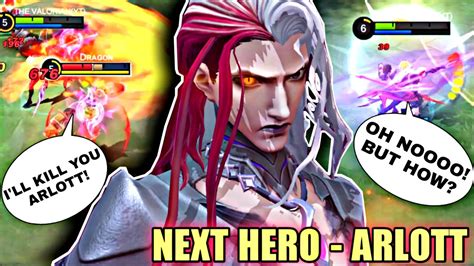 ARLOTT IS BETTER THAN LANCELOT MOBILE LEGENDS NEW HERO ARLOTT YouTube