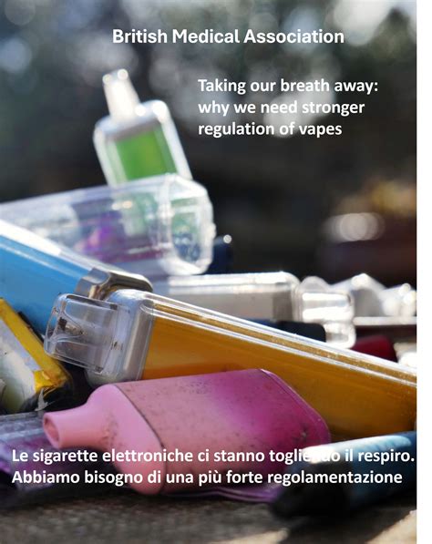 British Medical Association: le sigarette elettroniche ci tolgono il