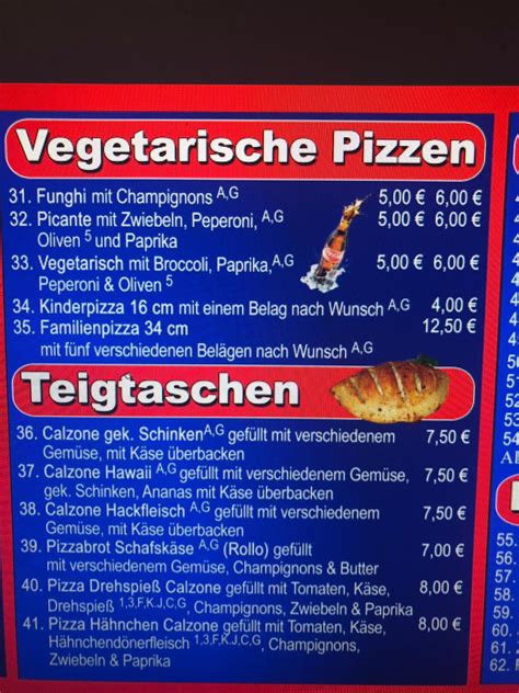 Speisekarte von Pizza Döner treff Schwarmstedt