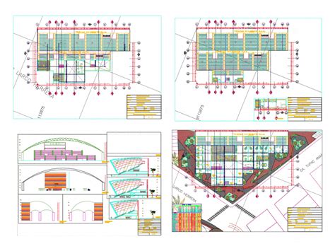 Tribune Coliseum DWG Elevation For AutoCAD Designs CAD