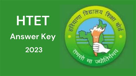 Htet Answer Key 2023 Out Download Prt Tgt And Pgt Exam Key Pdf