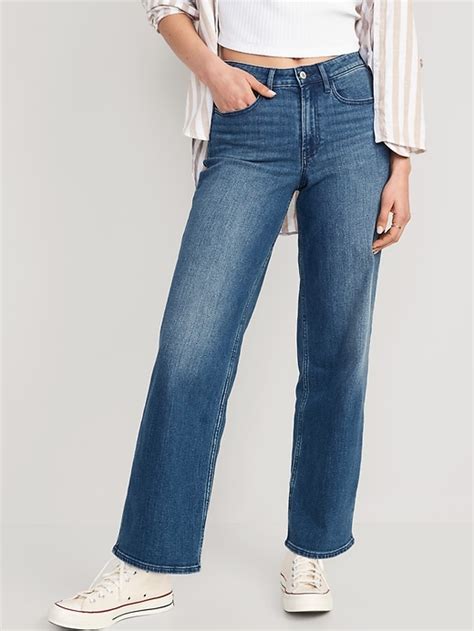 High Waisted Wow Wide Leg Jeans Old Navy